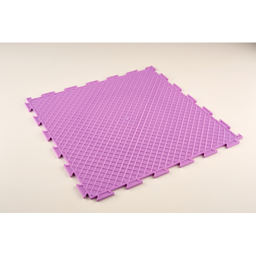 Модульная ПВХ плитка ВсеПласт "Премиум монетка" 387x387x5 мм сиреневый