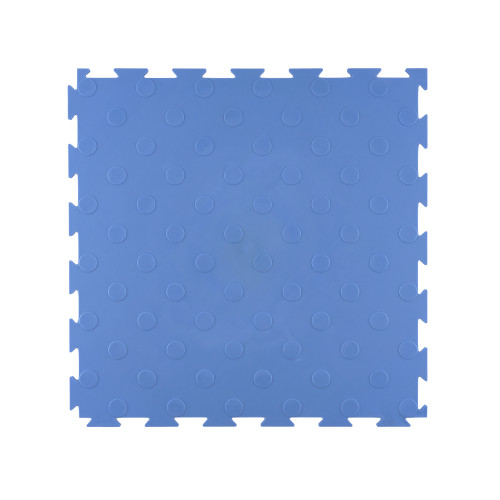 Модульная ПВХ плитка ВсеПласт "Премиум монетка" 387x387x5 мм лавандовый