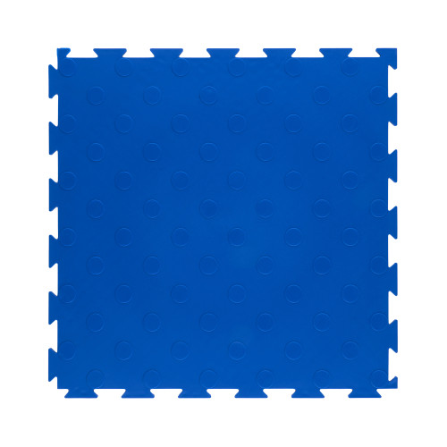 Модульна ПВХ плитка ВсеПласт "Преміум монетка" 387x387x5 мм синій