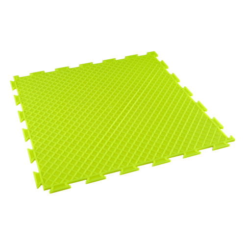 Модульна ПВХ плитка ВсеПласт "Преміум монетка" 387x387x5 мм лимонний