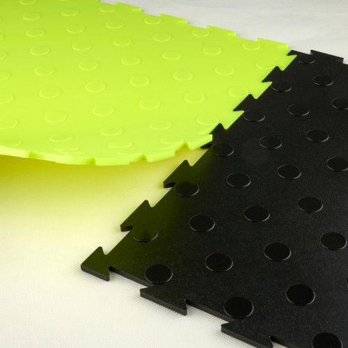 Модульна ПВХ плитка ВсеПласт "Преміум монетка" 387x387x5 мм лимонний