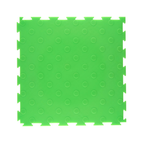 Модульна ПВХ плитка ВсеПласт "Преміум монетка" 387x387x5 мм салатовий