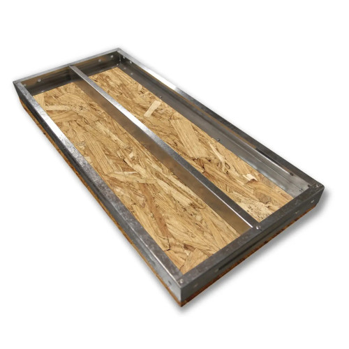 Полиця ОСБ у металевому каркасі