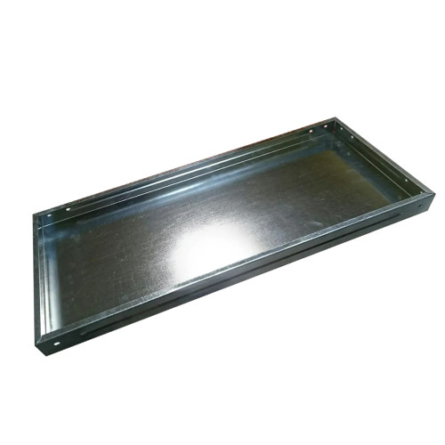 Полиця сталева з кріпленням для стелажу 0.6 мм