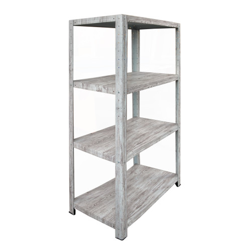 Стеллажи оцинкованные металлические под дерево, H=1500