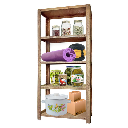 Стеллажи оцинкованные металлические под дерево, H=2000