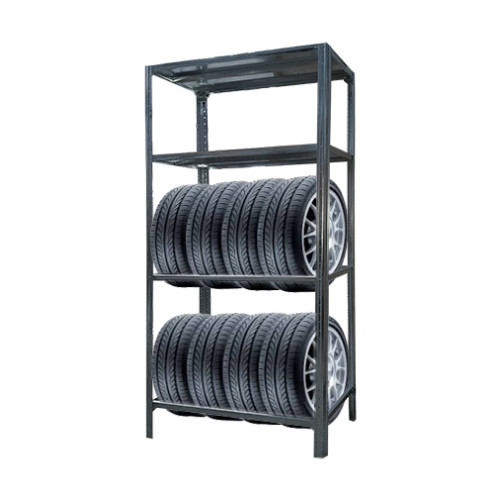 Стелажі оцинковані з металевими полицями для гаража, H=1500/2000