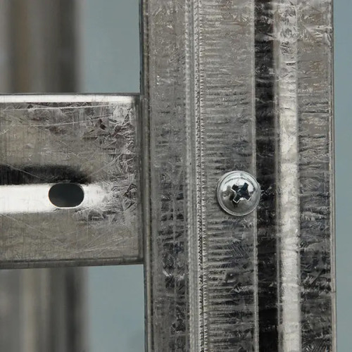 Стелажі оцинковані з 5 сталевими полицями, H=2000/2200